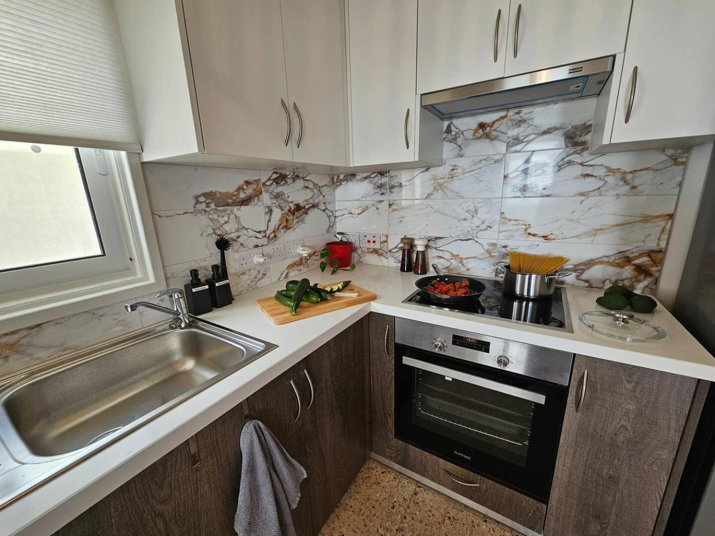 Ammos Beachfront Villa Paradise Larnaca Bagian luar foto